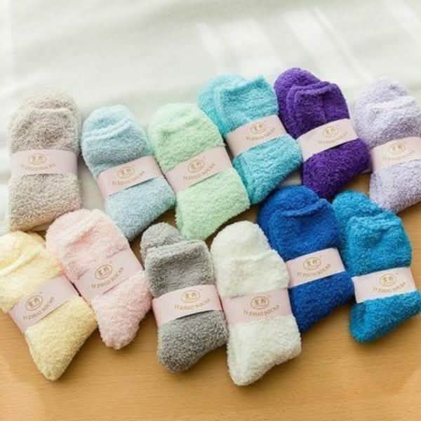 6 paires : chaussettes chaudes Sinter pour femme
