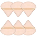 6-Piece: Face Soft Triangle Powder Puff