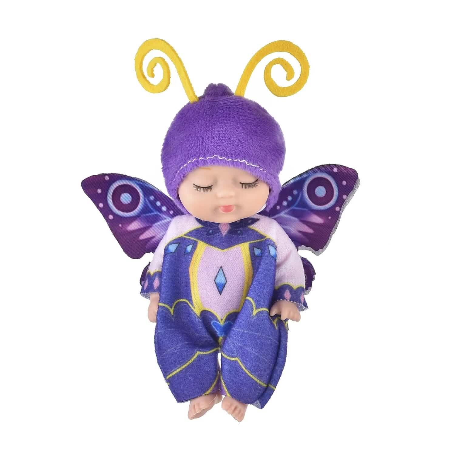 6-Piece Set: Sleeping Doll Princess Girl Toy Gift Box Cute Variety Costume Shape Doll