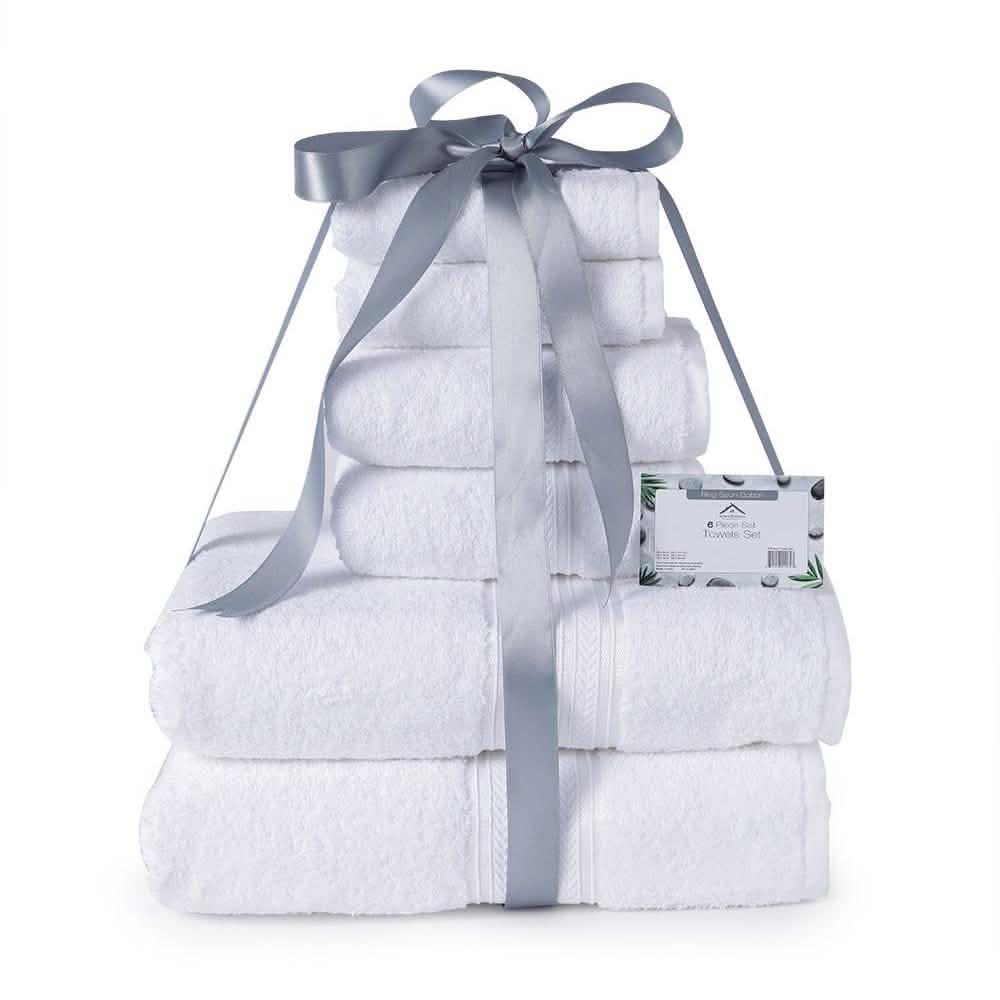 6-Piece: Ultra Soft Towel Set
