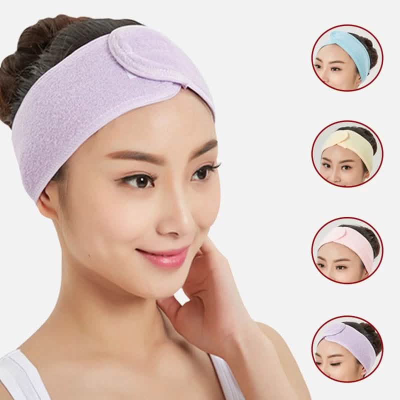 6点セット：女性用フェイスウォッシュバス用メイクアップヘアバンド