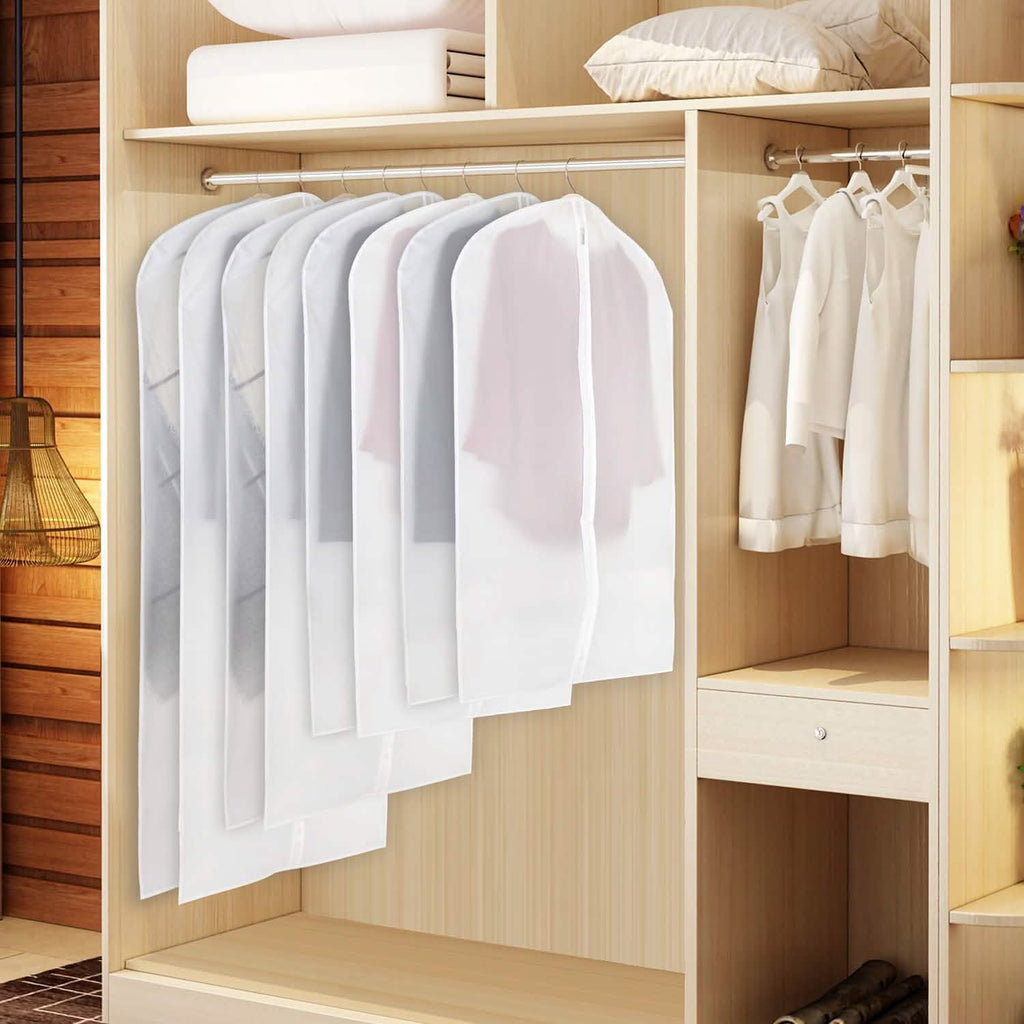 6 pièces : Housse de vêtement transparente Zilink