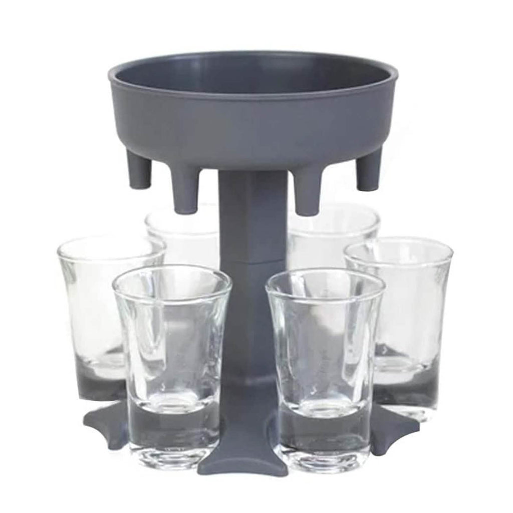 Distributeur et support de 6 verres à shot