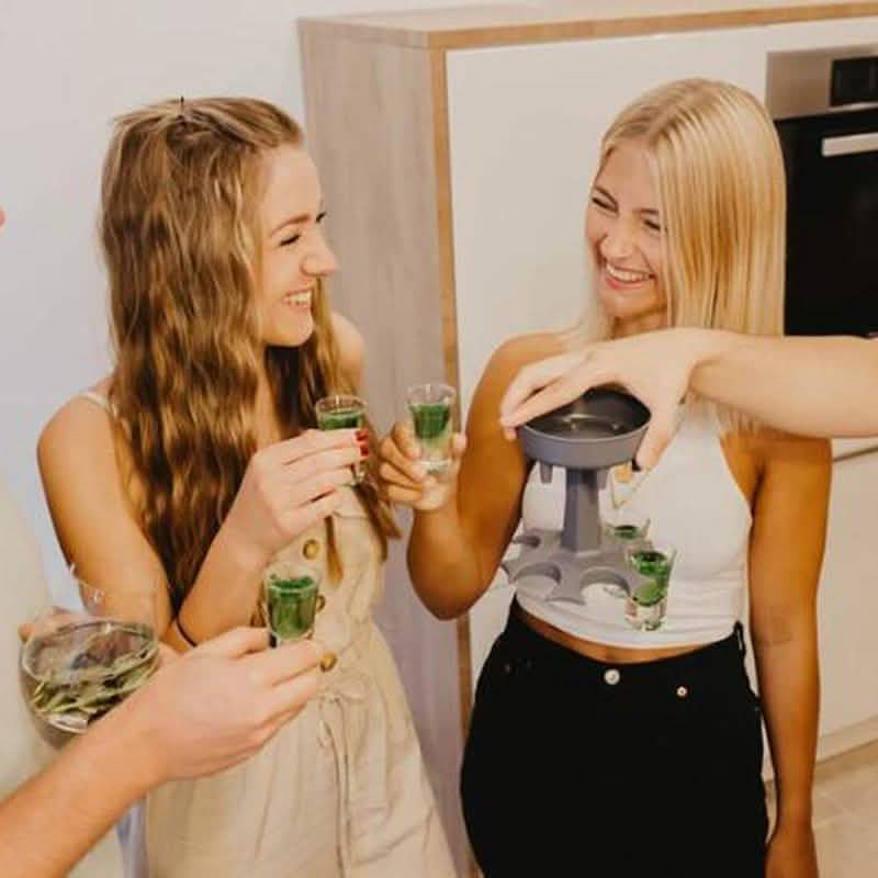 Distributeur et support de 6 verres à shot