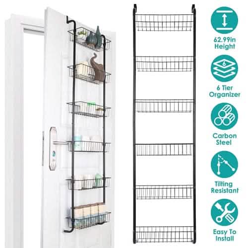 6-Tier Over Door Pantry Organizer