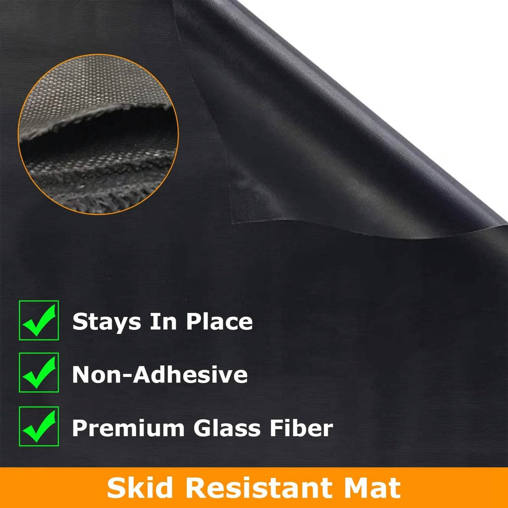 60 x 39" Under Grill Mat Folding Oil Absorbent Reusable Water Resistant