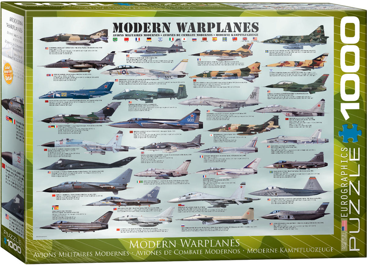 Puzzle: History of Aviation  -  Modern Warplanes