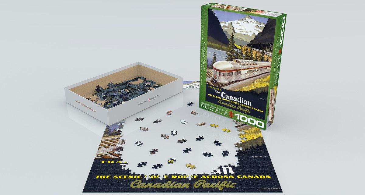 Puzzle: Canadian Vintage Art - The Canadian by Roger Cuillard