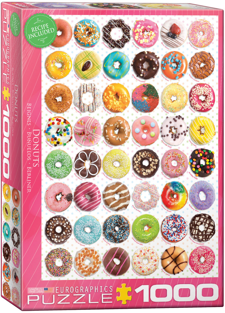 Puzzle: Delicious Puzzles - Donuts Tops
