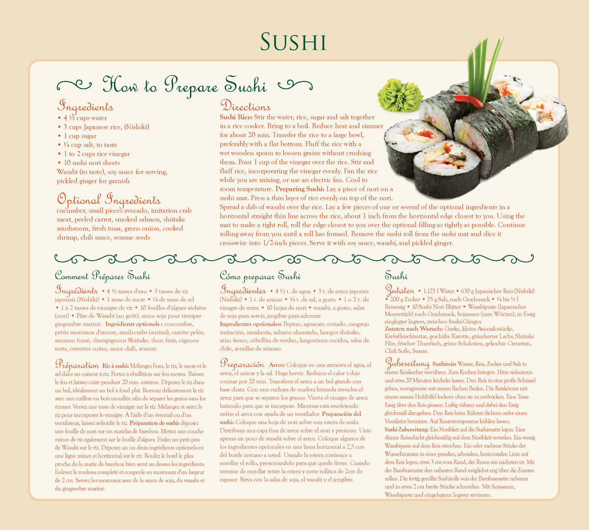 Puzzle: Delicious Puzzles - Sushi