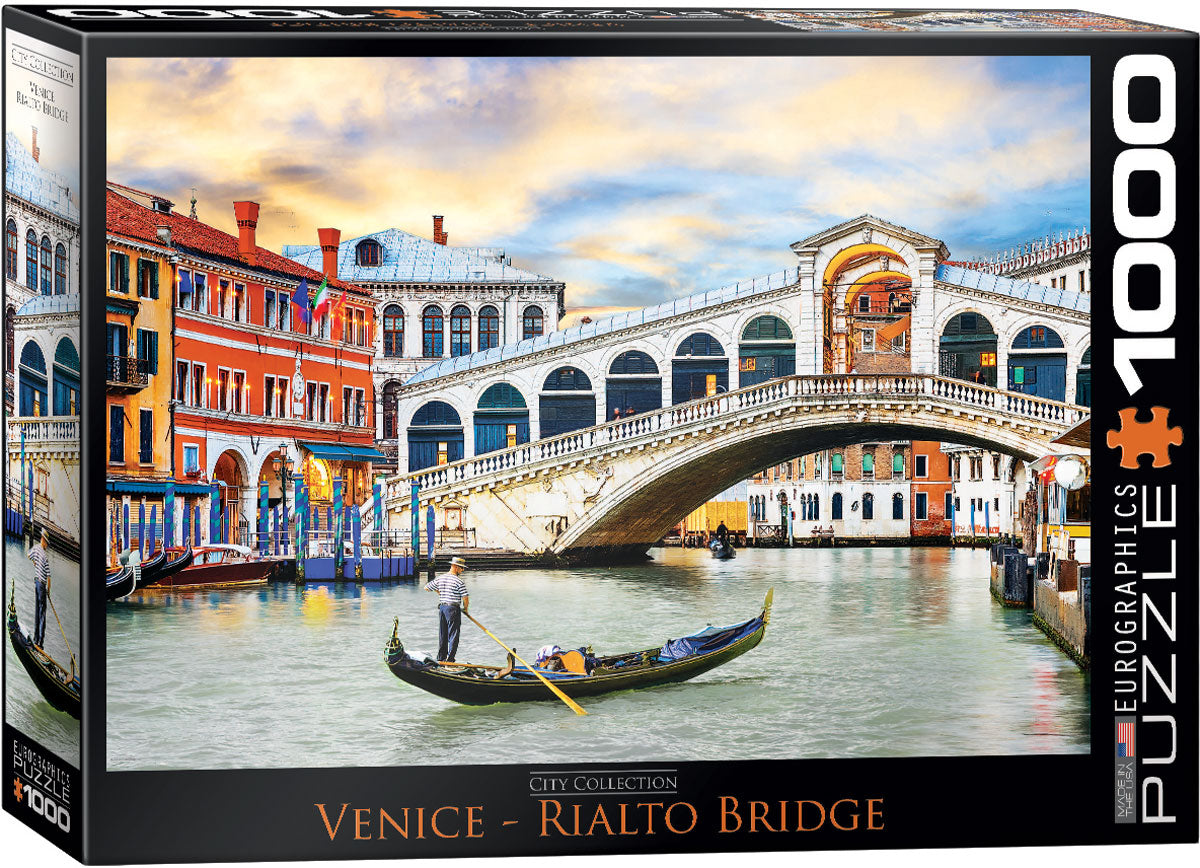 Puzzle: City Collection - Venice Rialto Bridge