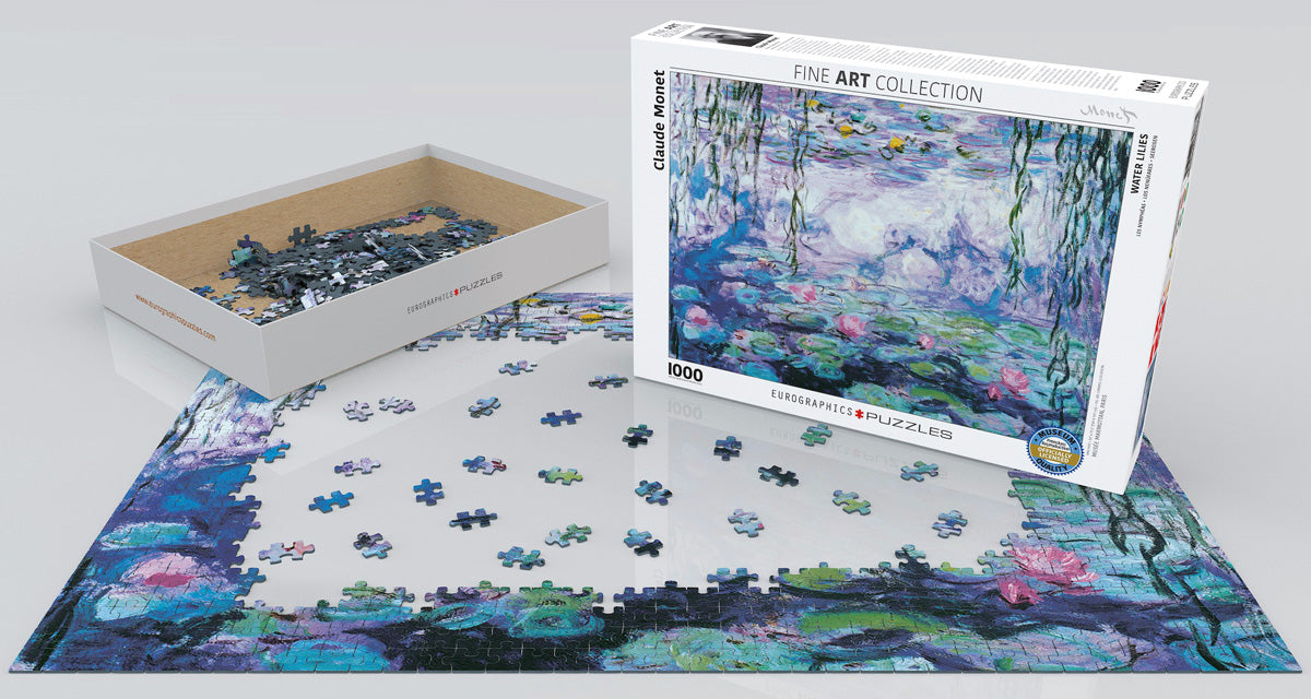 Puzzle: Fine Art Masterpieces - Waterlilies by Claude Monet