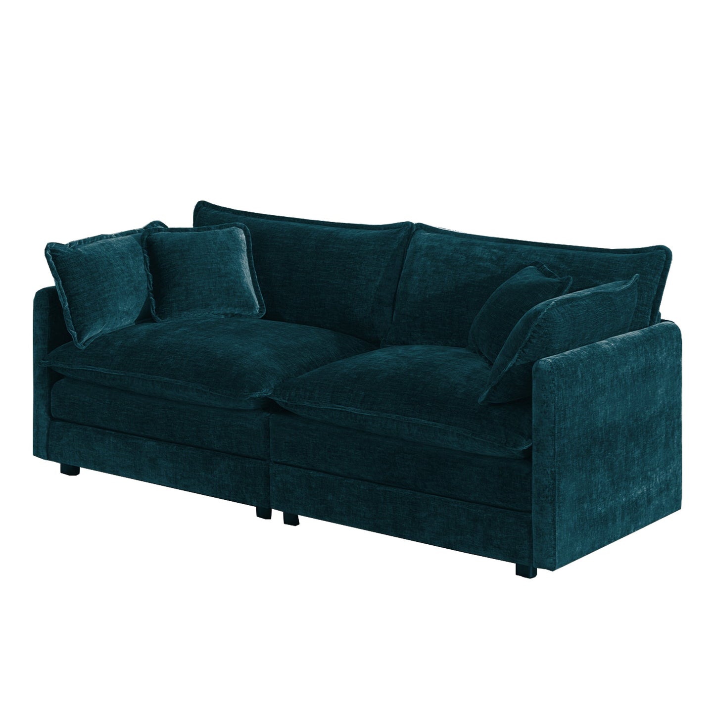 Modern Fabric Loveseat Sofa Couch for Living Room