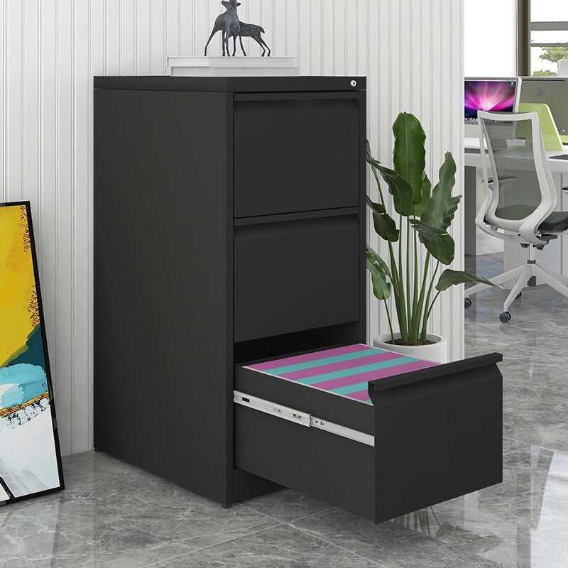 Vertical 3 Drawer Locking File Cabinet