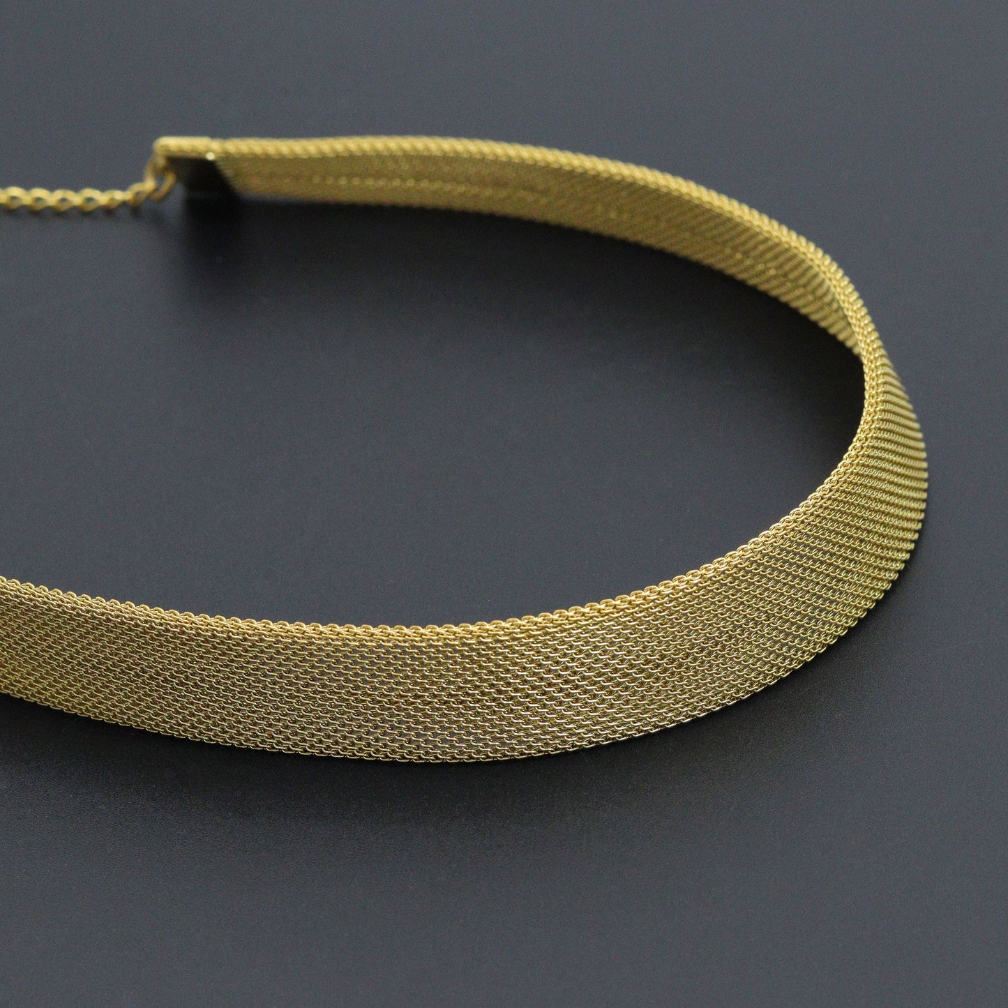 Watch Band Mesh Chain Necklace Bracelet, Sku#O128