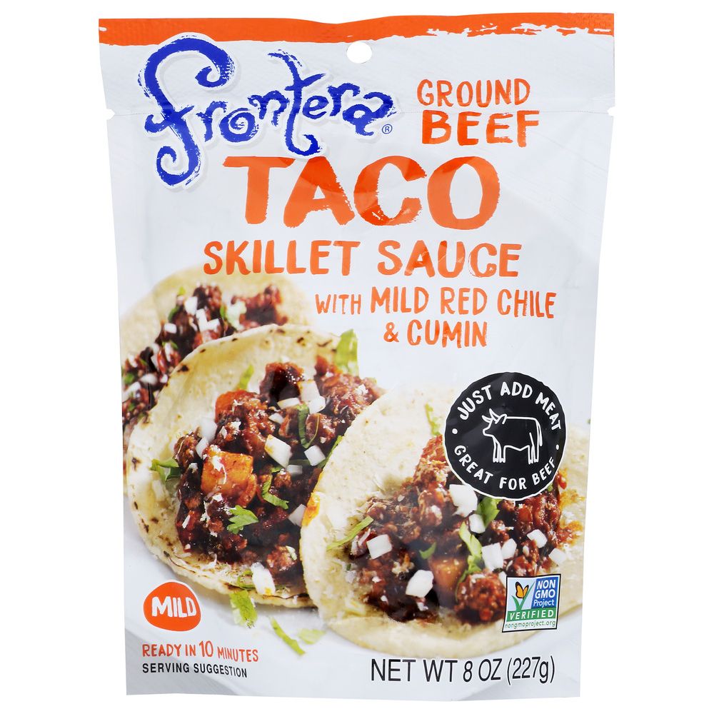 FRONTERA: Ground Beef Taco Skillet Sauce, 8 oz