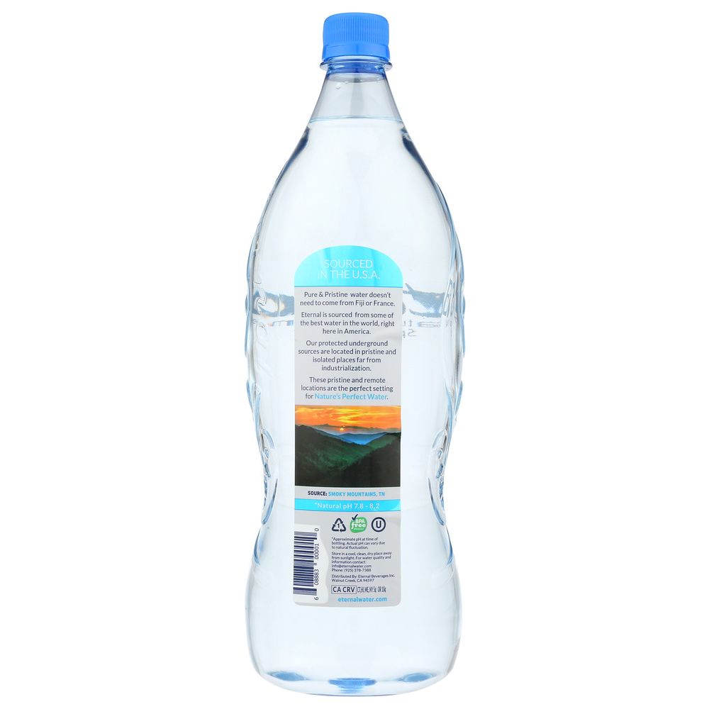 ETERNAL: Naturally Alkaline Spring Water, 50.7 oz