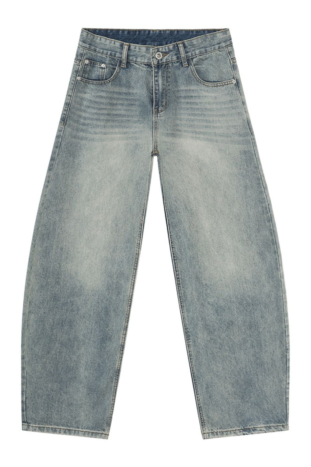 Wide Leg Jeans with Pockets
