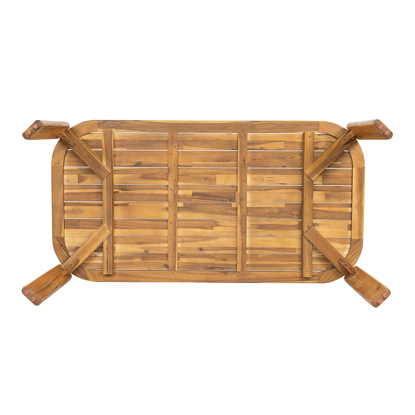 Kaja Outdoor Acacia Wood Dining Table