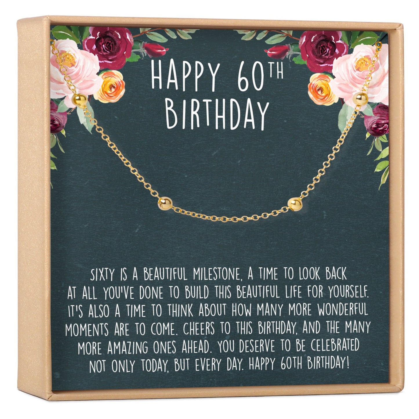 60th Birthday Dot Bracelet
