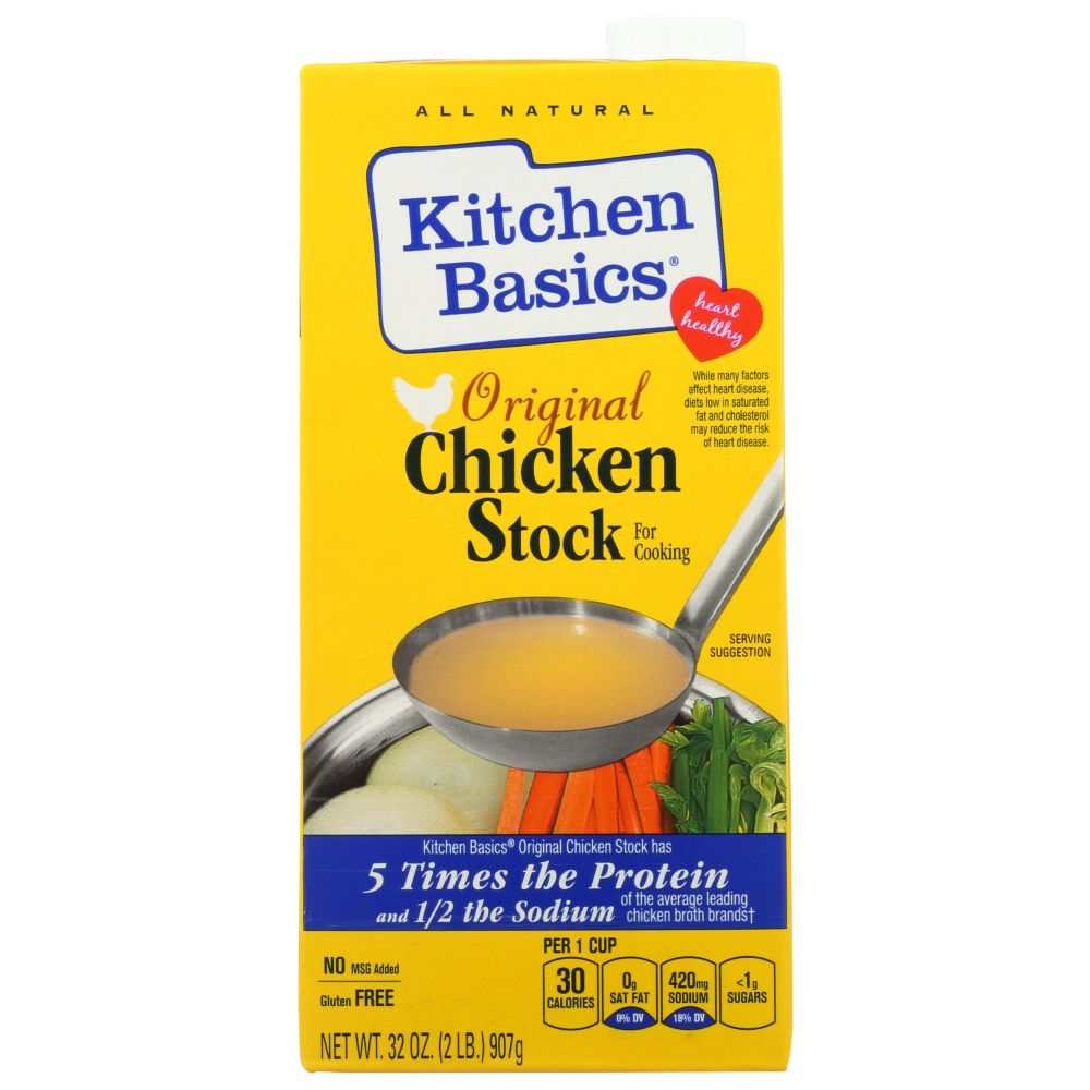 Kitchen Basics Original Chicken Stock - 32oz for Rich Homemade Flavors