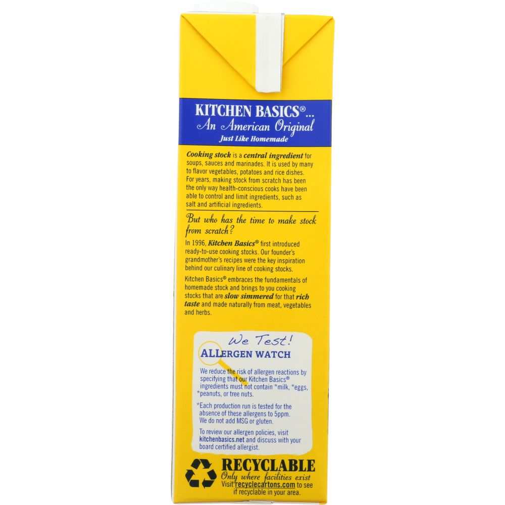 Kitchen Basics Original Chicken Stock - 32oz for Rich Homemade Flavors