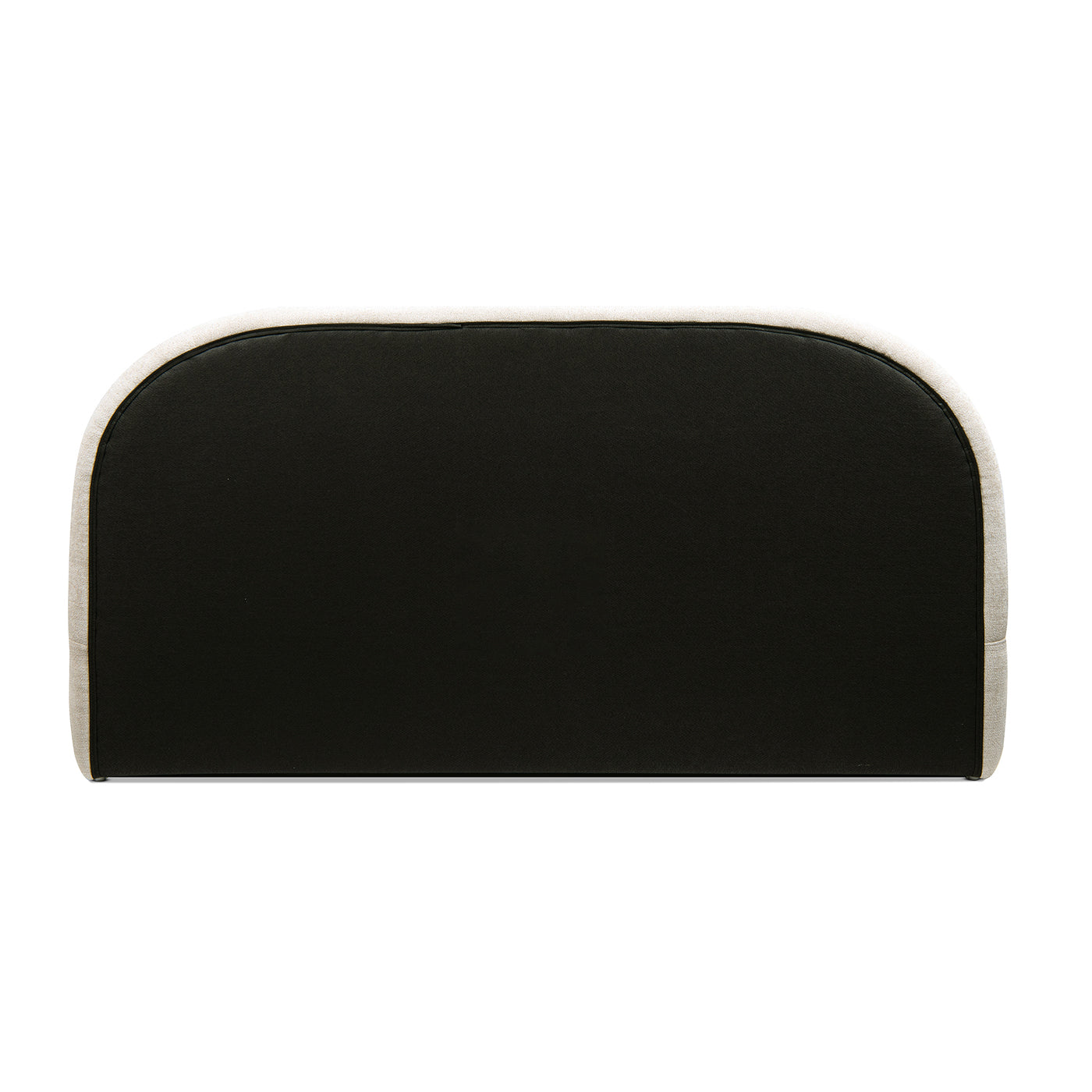Archie Puffy Grounded Upholstered Platform Bed Queen, Oatmeal Light