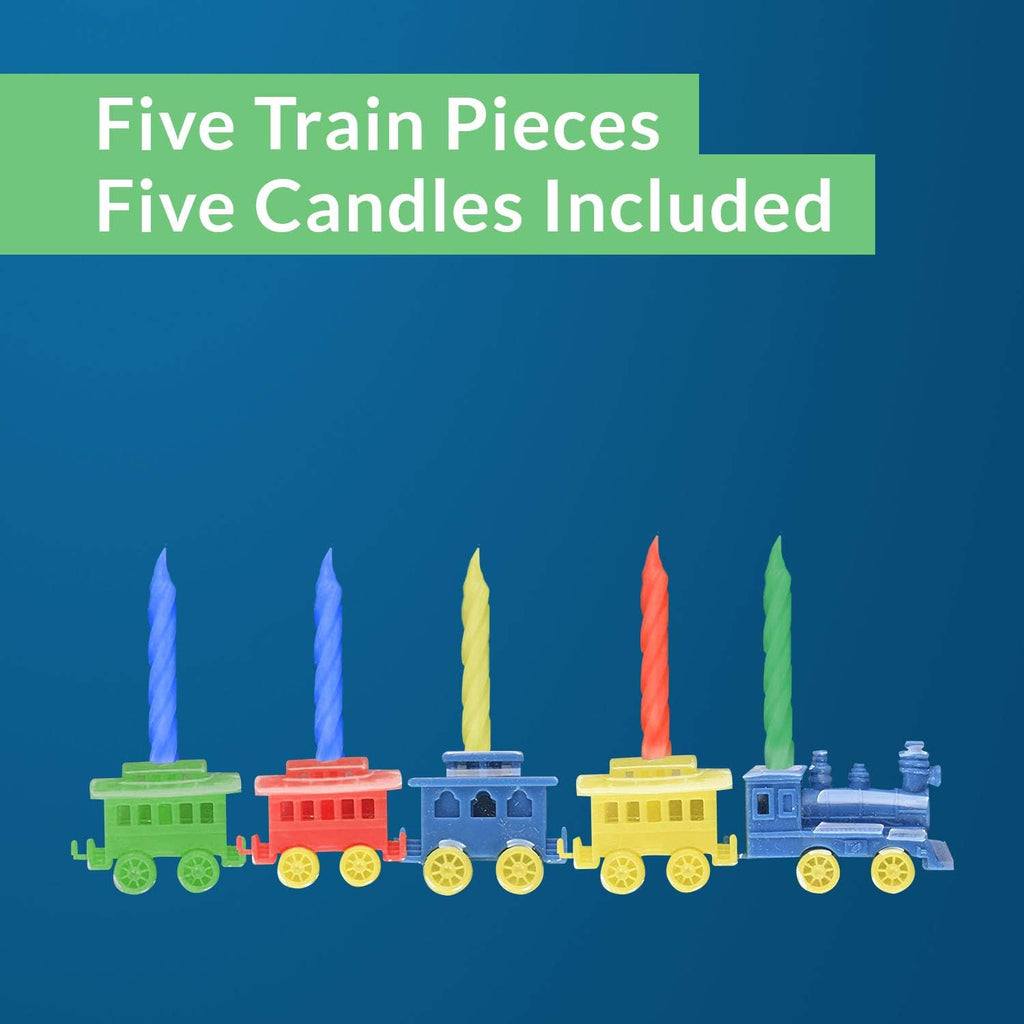 Bougies d'anniversaire porte-bougies de train de fête