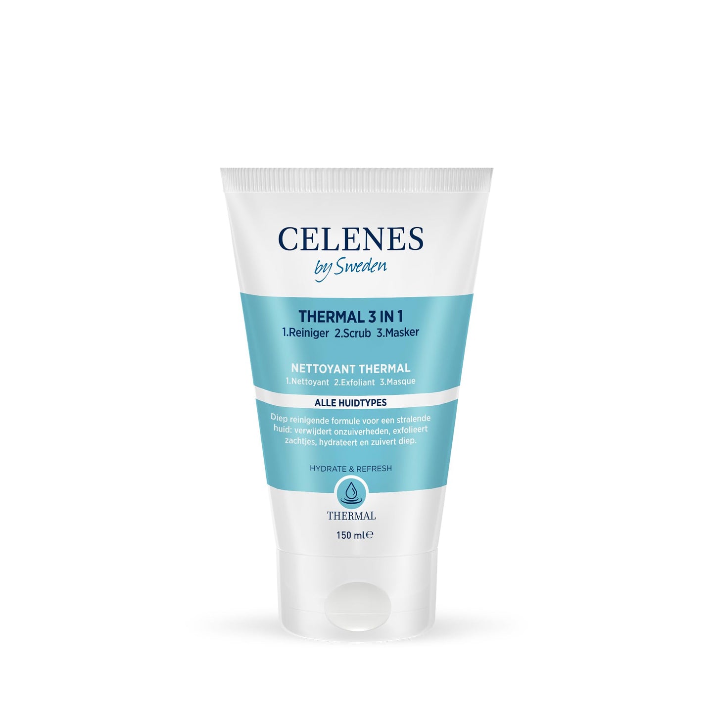 Celenes Thermal 3 in 1 Cleansing Peeling Mask 150ml - Hydrating & Refreshing