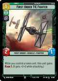 First Order TIE Fighter (081/257) [Jump to Lightspeed]