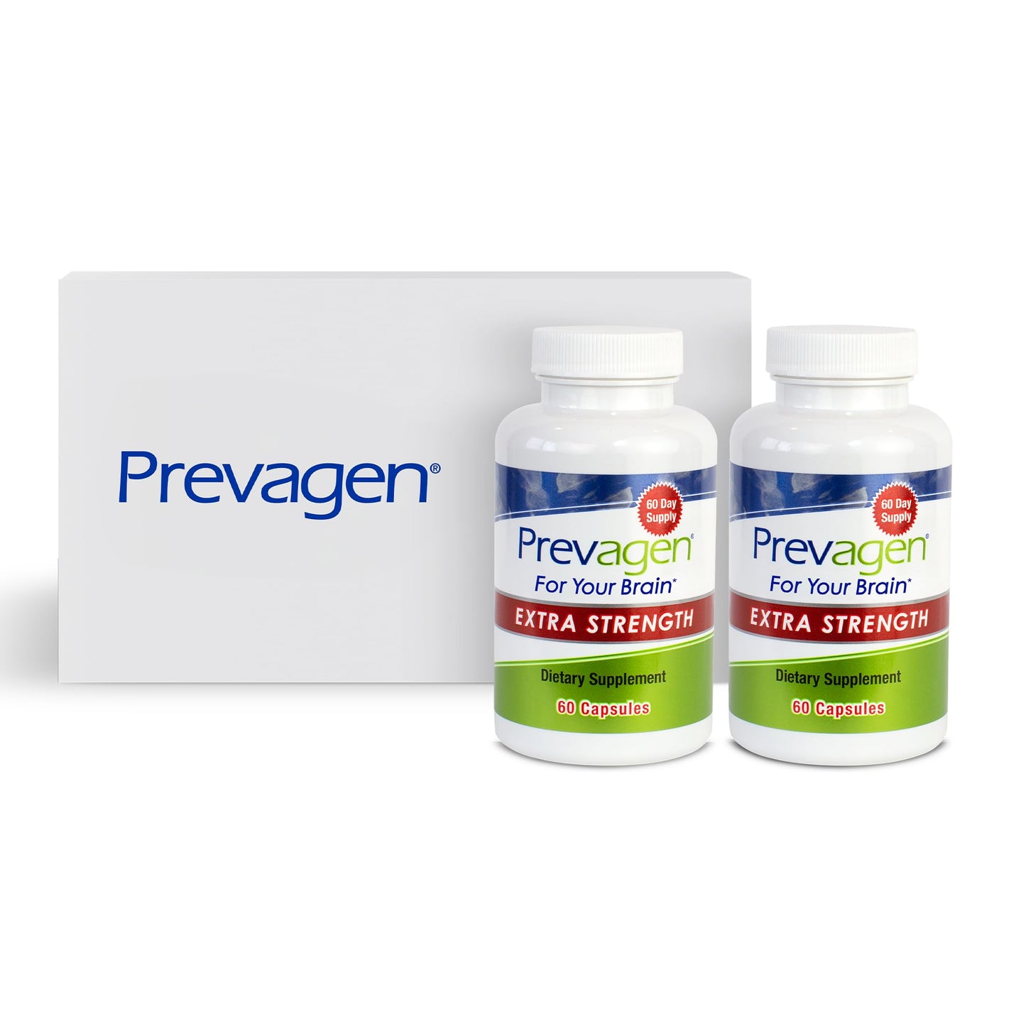 Prevagen Extra Strength , 60 Capsules For Your Brain, 2 Month Supply, 20mg Apoaequorin, 50mcg Vitamin D3