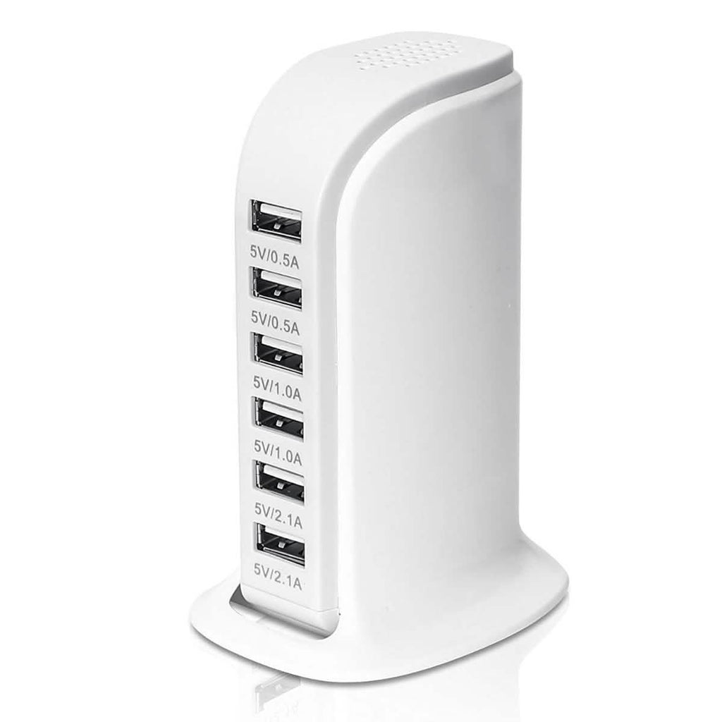 40-Watt 6-Port USB Charging Station for Smart Phones and Tablets