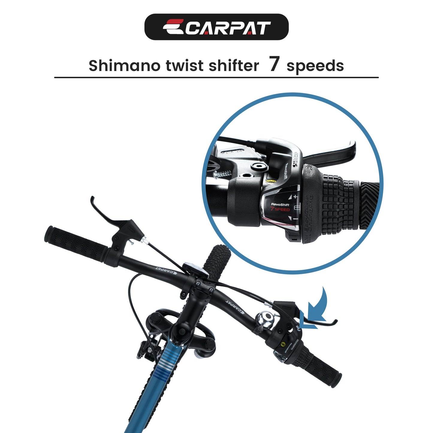 Ecarpat 20 Inch Kids' Mountain Bike, Ages 6-12