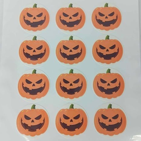食用ハロウィンカップケーキトッパー（12個入り） – アイシングサークル 食用ケーキデコレーション用