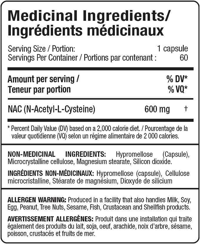 Allmax NAC (Immune Support), 60 Veggie Caps