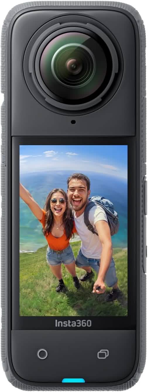 Insta360 X4 - Standard Bundle with Invisible Selfie Stick, 8K Waterproof 360 Action Camera, 4K Wide-Angle Video, Soft Pouch - Open Box