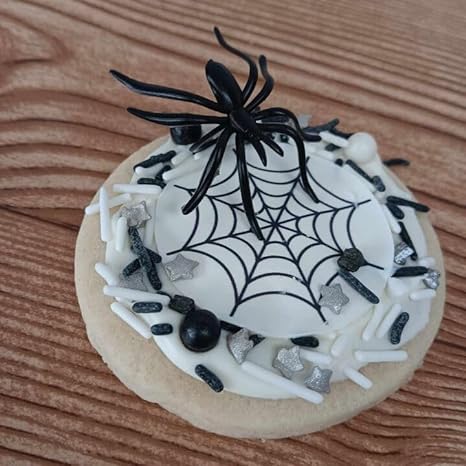 食用ハロウィンカップケーキトッパー（12個入り） – アイシングサークル 食用ケーキデコレーション用