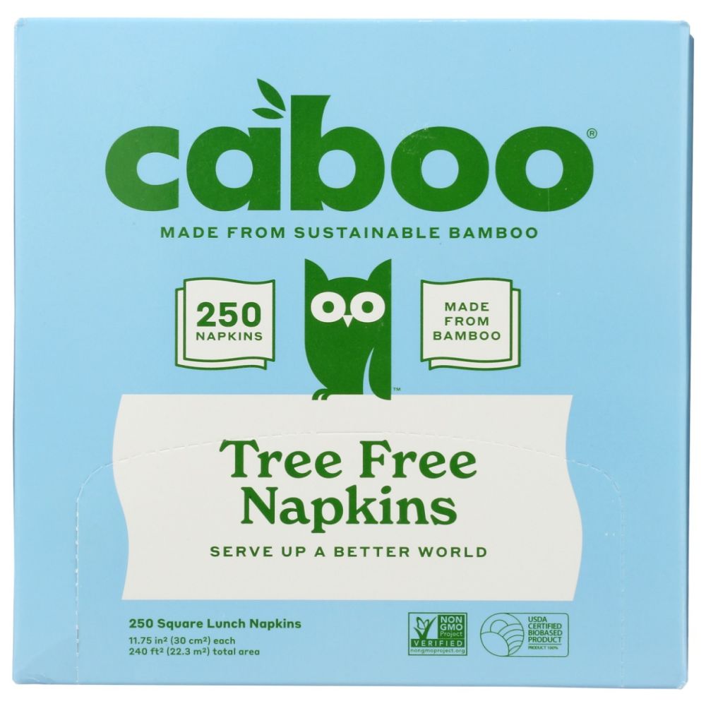 CABOO: 1-Ply Table Napkins 250 Sheets, 1 Pack