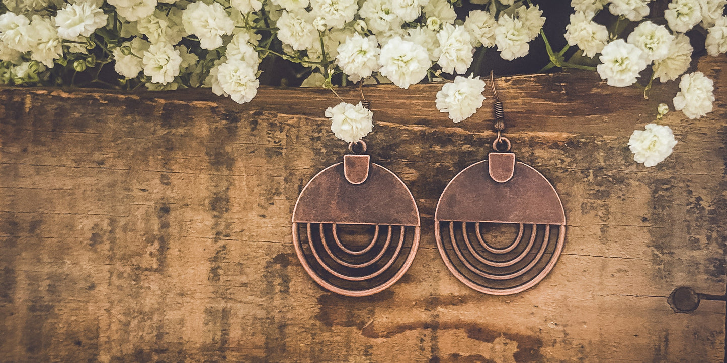 Copper Horizon Earrings