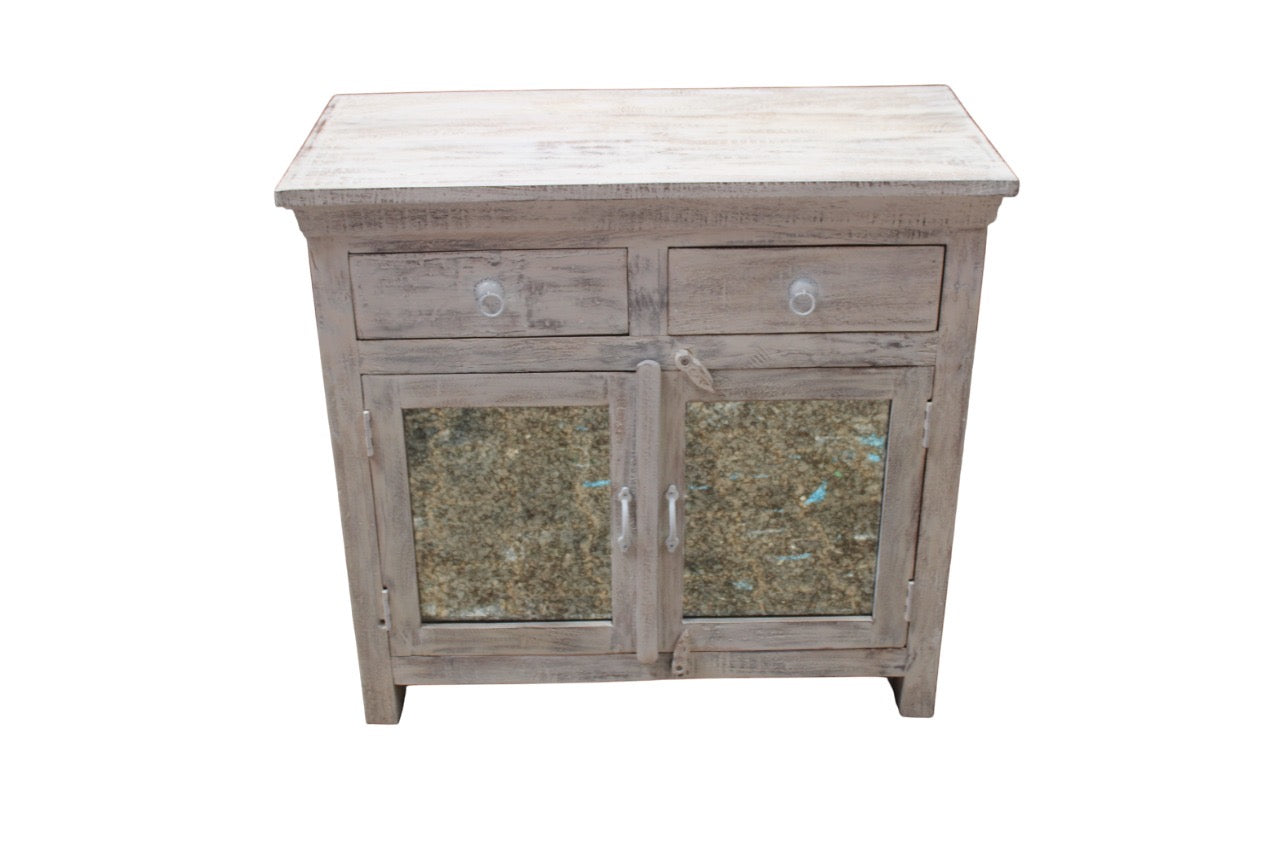 W/D SIDE BOARD (White)— 36" W × 17" D × 34" H