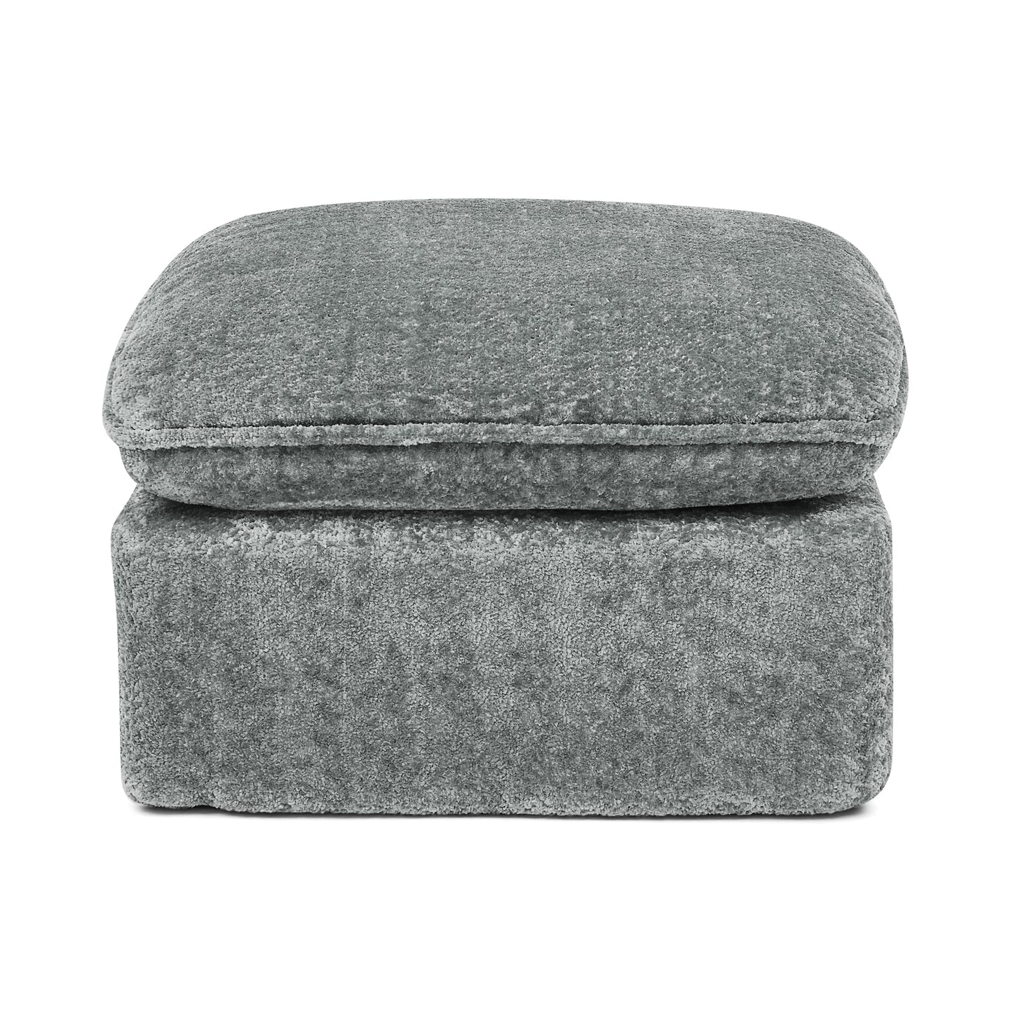 107'' Modern Boucle L-shaped Sectional Sofa with Moveable Ottoman
