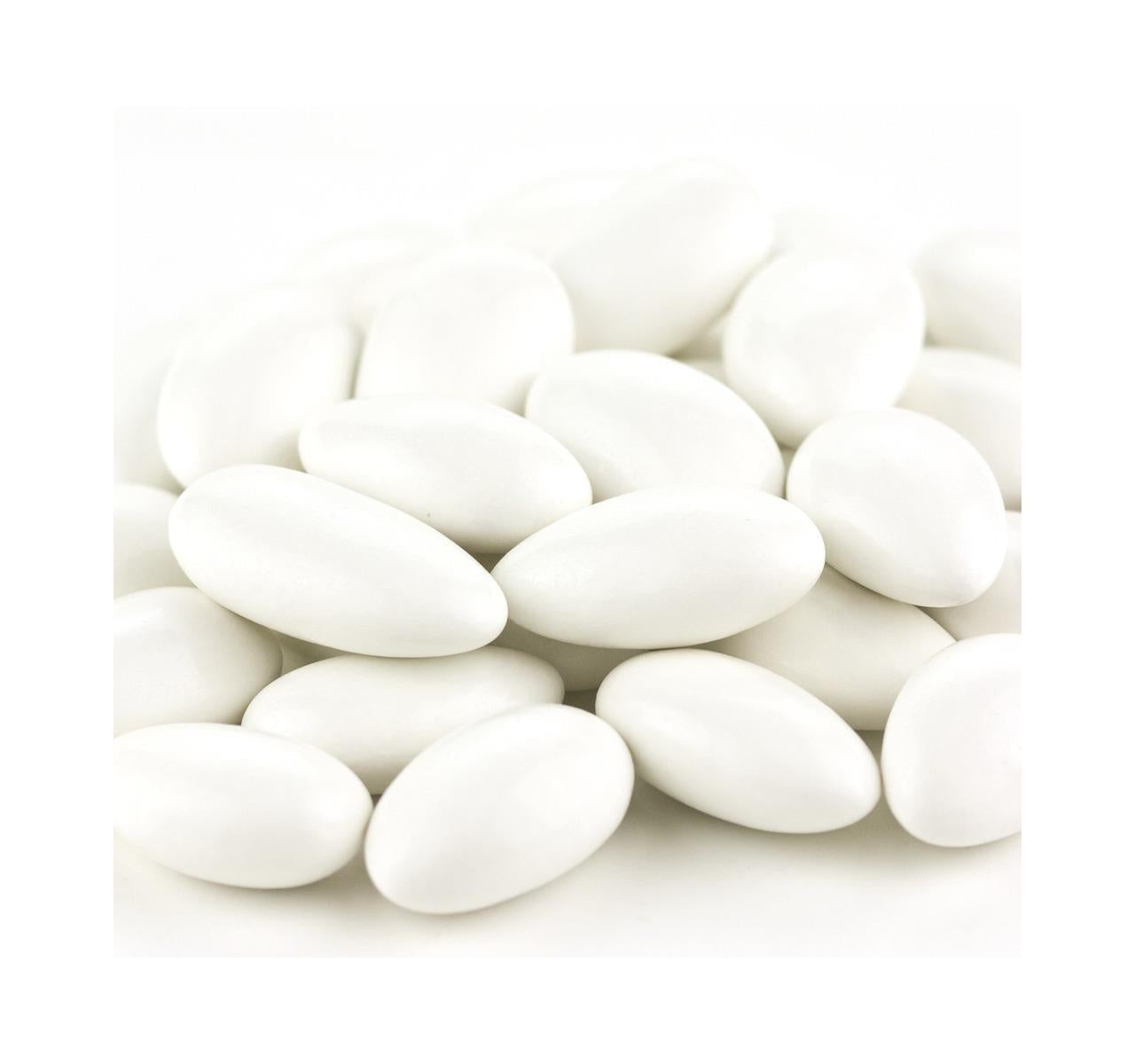 Dragées aux amandes - Couleurs pastel assorties ou Tout blanc