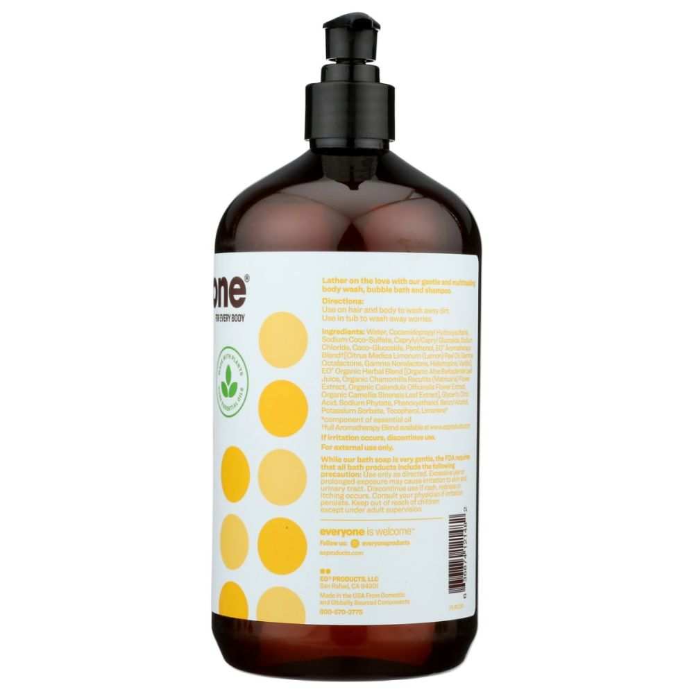 EVERYONE: Everyone 3-in-1 Coconut + Lemon Soap, 32 Oz