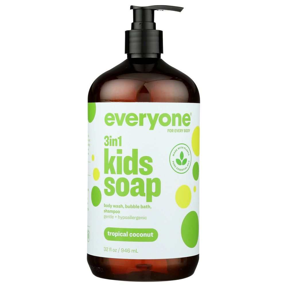 EVERYONE: Everyone for Kids 3-in-1 Tropical Twist Soap, 32 oz