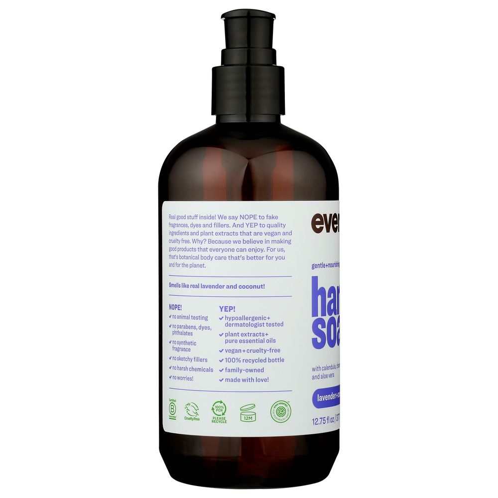 EVERYONE: Lavender + Coconut Hand Soap, 12.75 oz