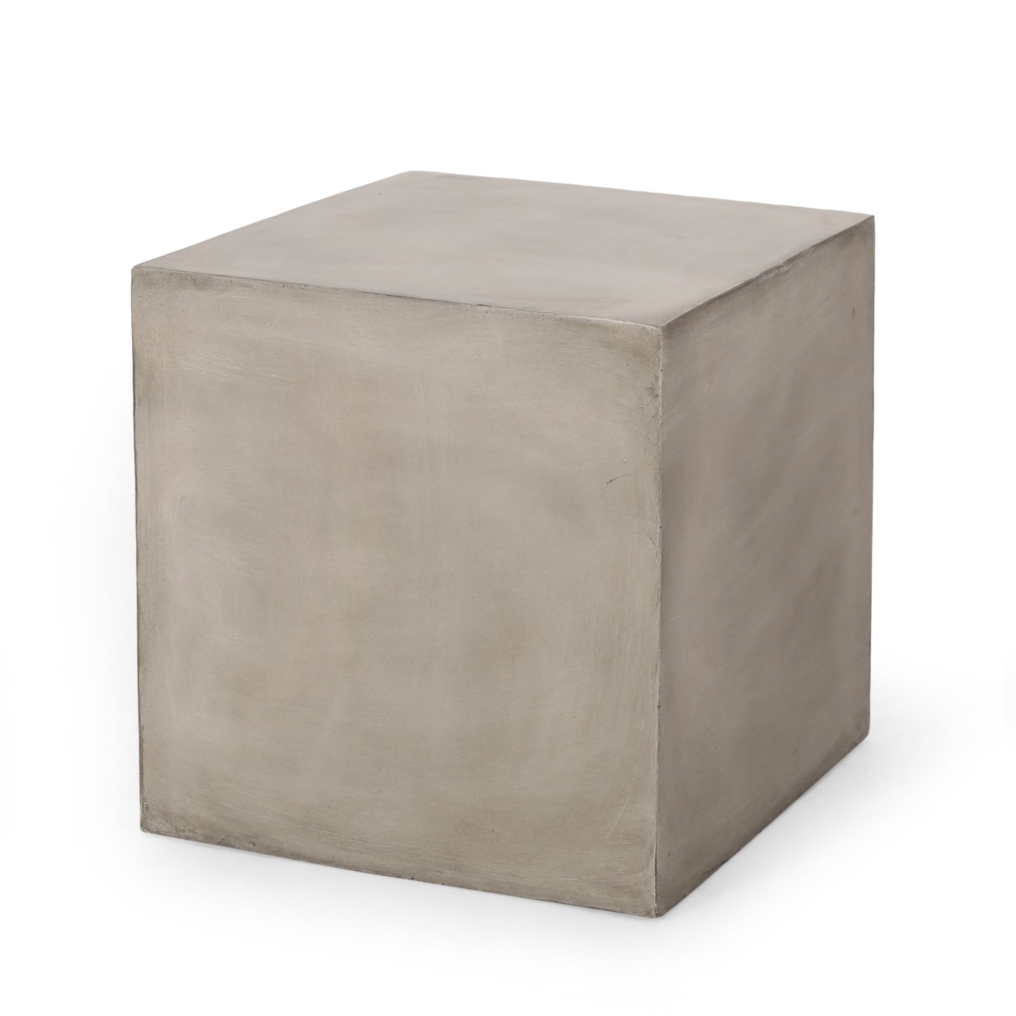 Outdoor MGO Square Side Table - Light Gray