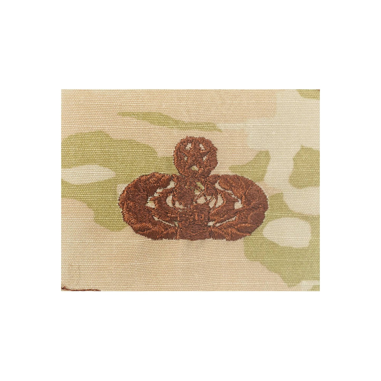 U.S. Air Force Cyberspace Support (Master) OCP Spice Brown Sew-on Badge