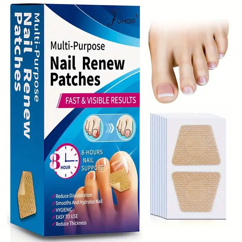 64 pièces : Pansements pour ongles de pieds, traitement extra fort pour la réparation des ongles