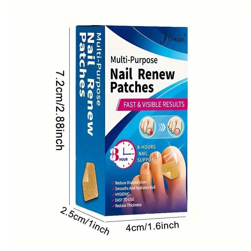 64 pièces : Pansements pour ongles de pieds, traitement extra fort pour la réparation des ongles