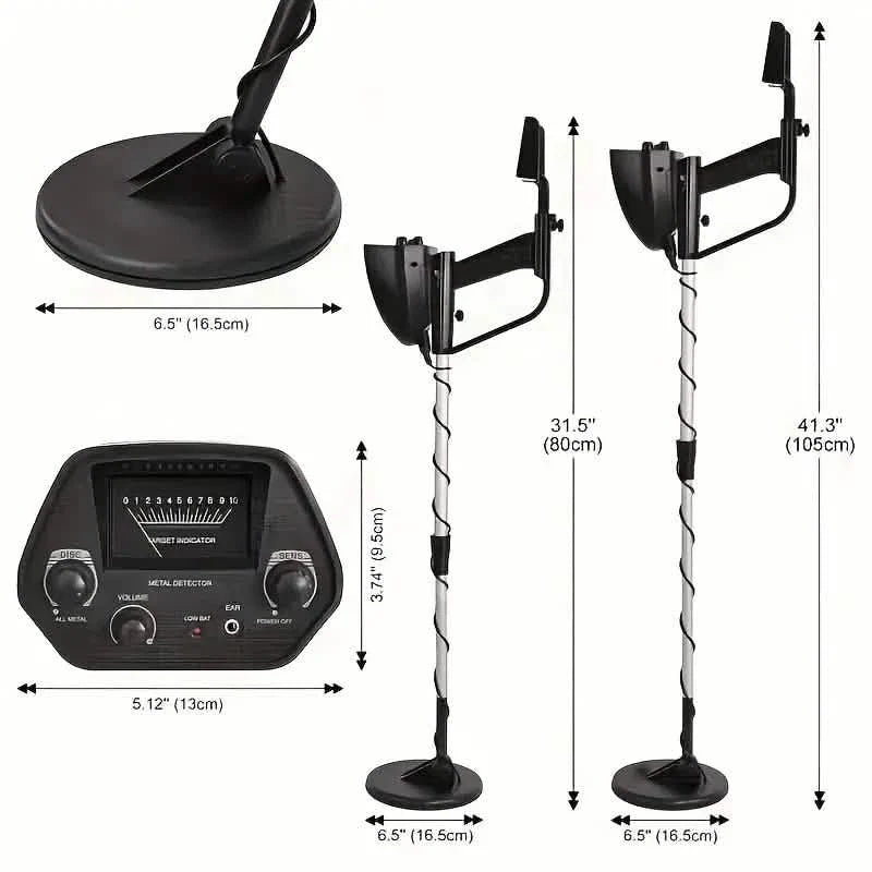 Handheld Metal Detector – High-Sensitivity Treasure Finder for Beach & Outdoors